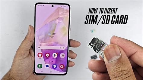 insert sim card samsung|How to Insert SIM Card & SD Card in Samsung Galaxy S20 & S20+.